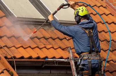 Démoussage et hydrofuge de toiture à Équevilley
